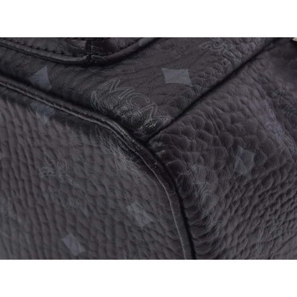 Mcm Backpack Rucksack Backpack Black Studs - image 6